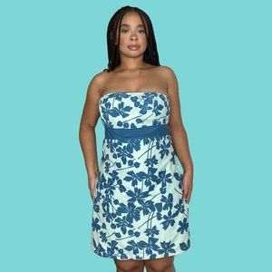 Floral Reversible Tube Dress